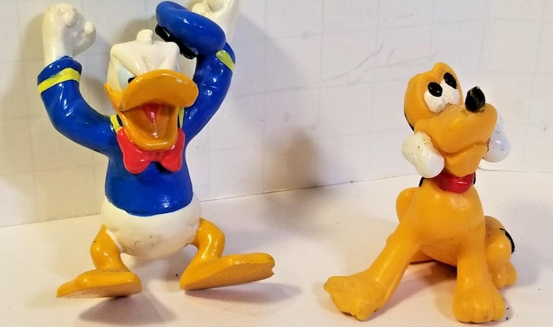 2.5 Donald Duck/ Pluto 2" Disney Mickey Mouse Clubhouse PVC TOY Playset Figures image 1