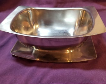 MCM Stelton Denmark 18/8 Stainless Steel Gravy Boat  Mid Century Modern