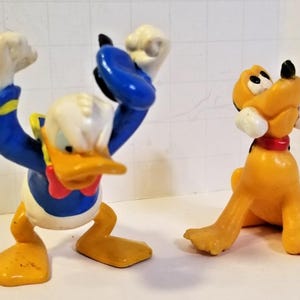 2.5 Donald Duck/ Pluto 2" Disney Mickey Mouse Clubhouse PVC TOY Playset Figures image 2