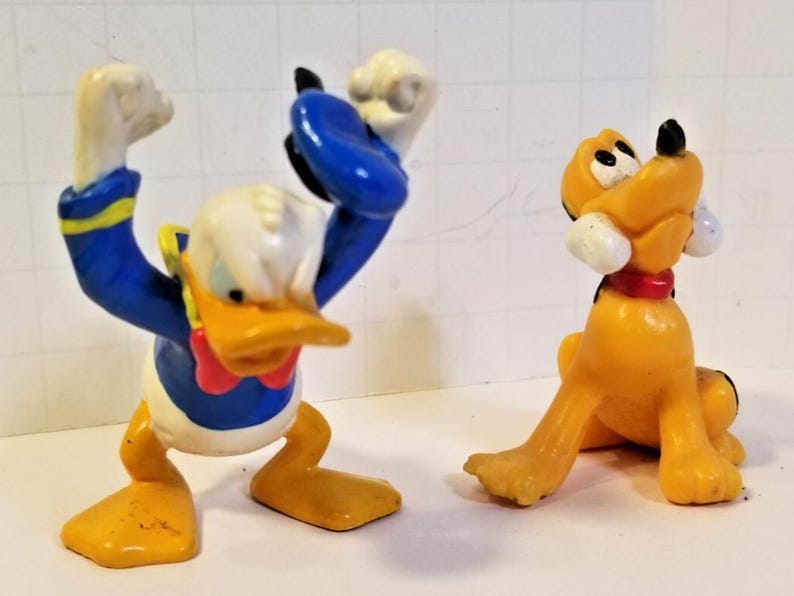 2.5 Donald Duck/ Pluto 2" Disney Mickey Mouse Clubhouse PVC TOY Playset Figures image 2