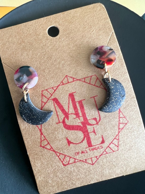 SPOOKY SZN Mini Selene Studs