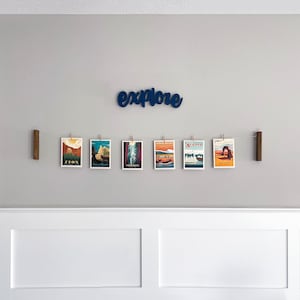 Foto-Darstellung | Kunstwerk Aufhänger | Postkarten Set | Wohndekor