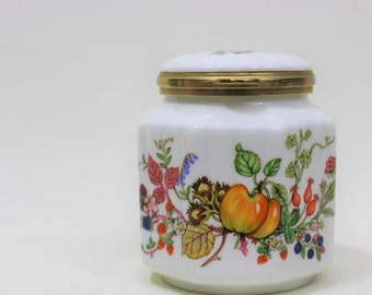 Hammersly Fine Bone China Trinket Jar with Hinged Lid