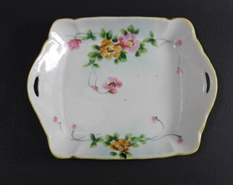 Nippon Hand Painted Trinket Dish