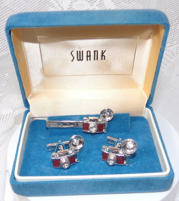 022 Vintage Pre-Own Swank  Flash Camera Cufflinks… - image 6