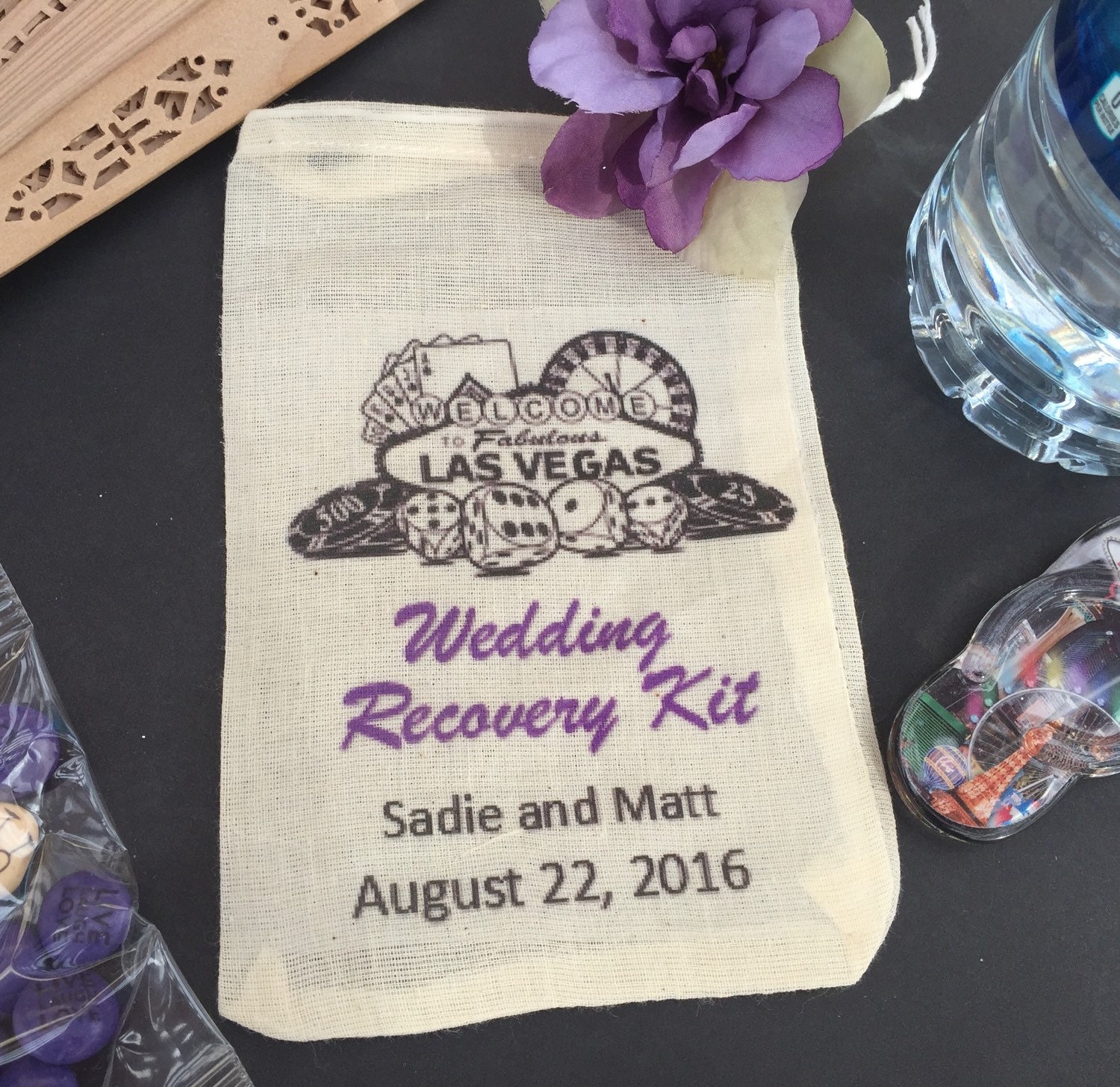 10 Las Vegas wedding recovery kit bags wedding day survival Etsy