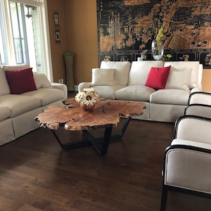 YOUR Custom Listing- GORGEOUS Live Edge Maple Burl Coffee Table