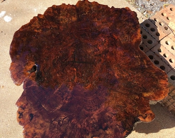 YOUR Custom Listing- AMAZING Live Edge Round Walnut Epoxy Coffee Table