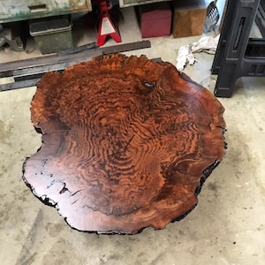 YOUR Custom Listing- AMAZING Live Edge Walnut Burl Coffee Table