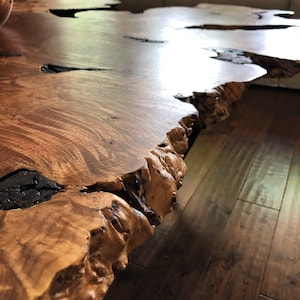 YOUR Custom Listing- GORGEOUS Live Edge Maple Burl Coffee Table