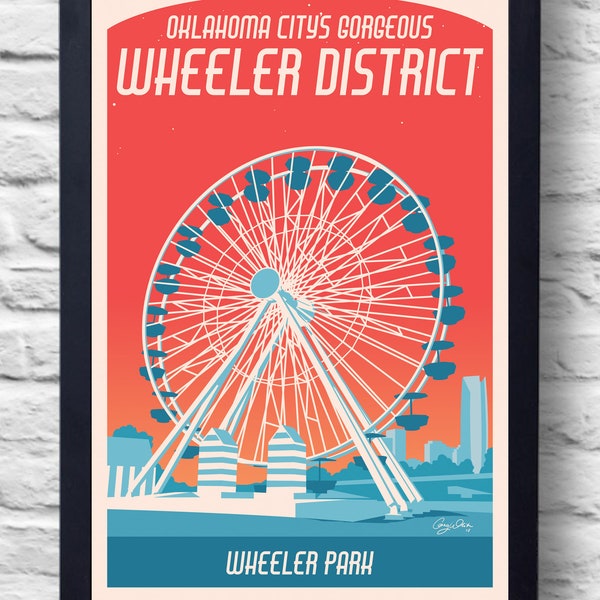 Oklahoma Art Print Etsy