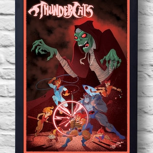 Thundercats- TV Show Cartoon Art Illustration Poster Print, art, painting, gift