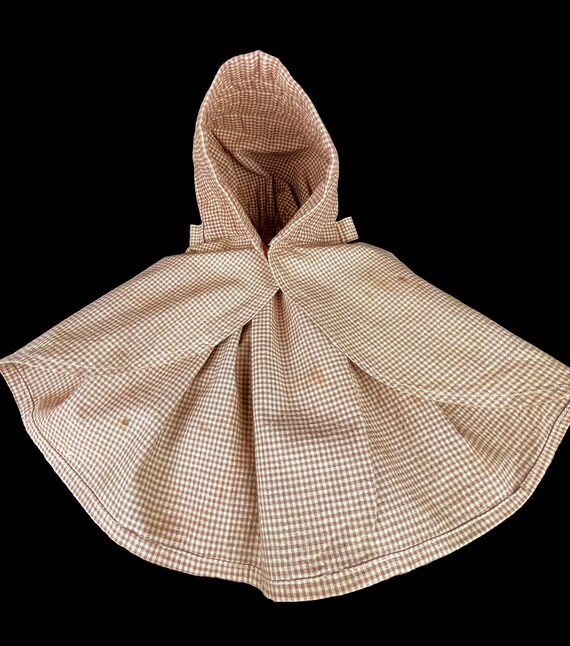 Authentic Day Gingham Bonnet For Child c. 1860 An… - image 3