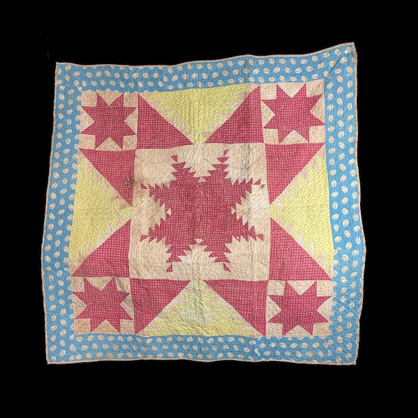 Antique Baby Quilt Etsy