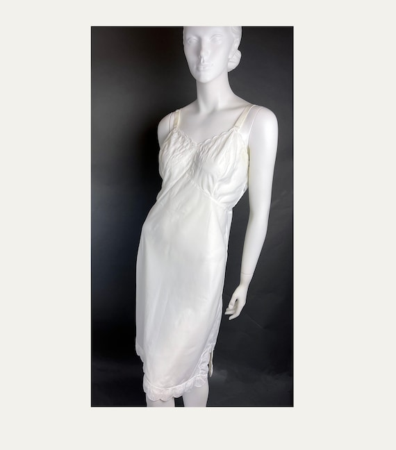 Vintage 1940s slip white - Gem