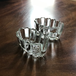Princess House Buffet Fork and Spoon Holder #438 (1 set of 2)---2 Sets Available!
