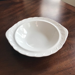 Nikko Japan CROWN WHITE Rimmed 11 Inch Serving Bowl!