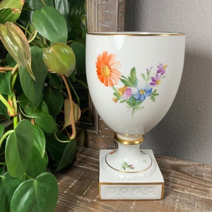 Royal Copenhagen SAXON FLOWER Large Floral Vase - Denmark - 1956
