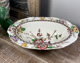 Brown Transferware Etsy
