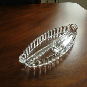 Heisey CRYSTOLITE Celery Olive Relish Tray!