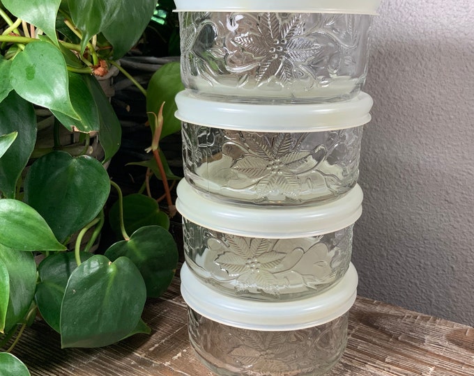 Princess House FANTASIA Ramekins / Custard Cups / Prep Bowls With