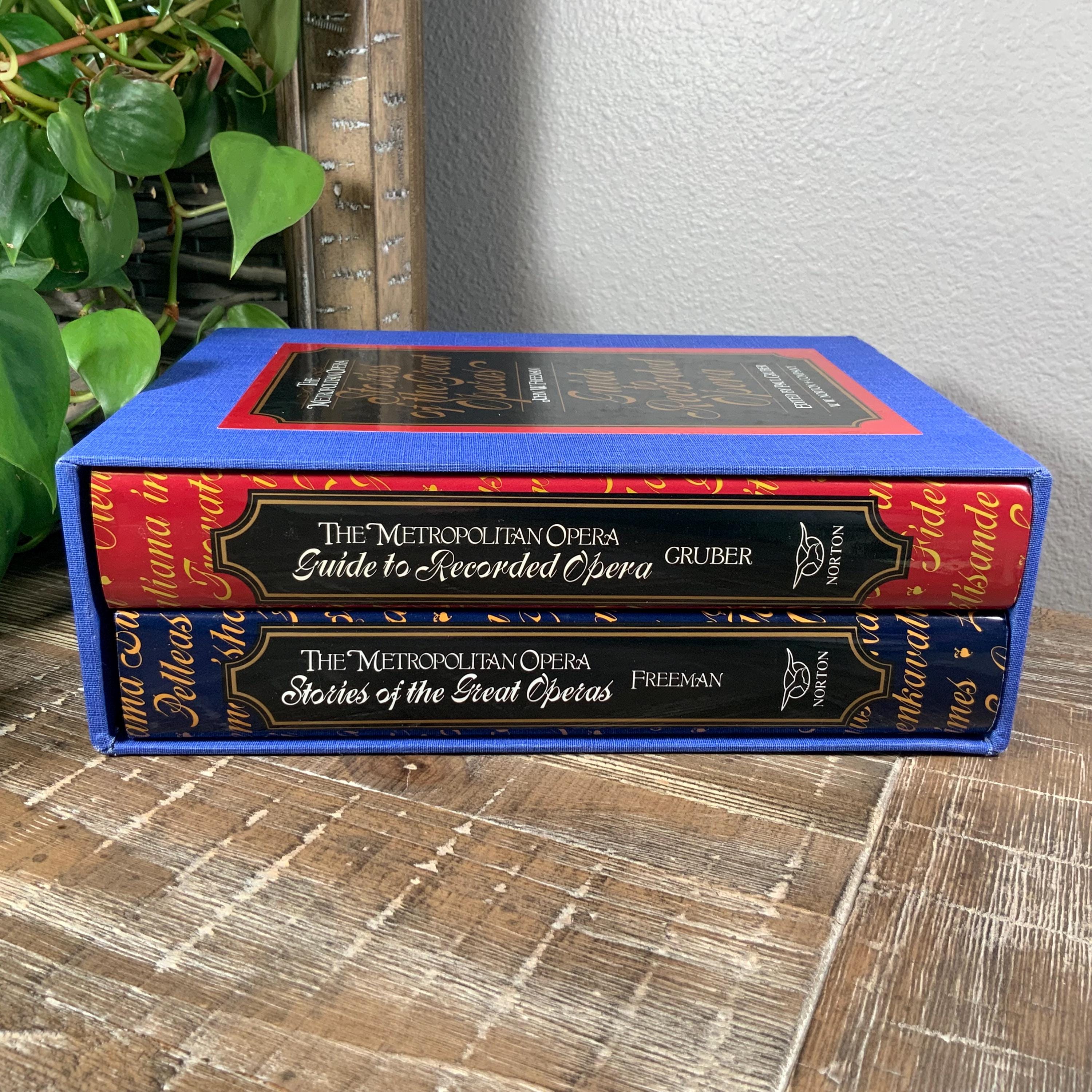 The METROPOLITAN OPERA Two Book Set - Stories of the Great Operas