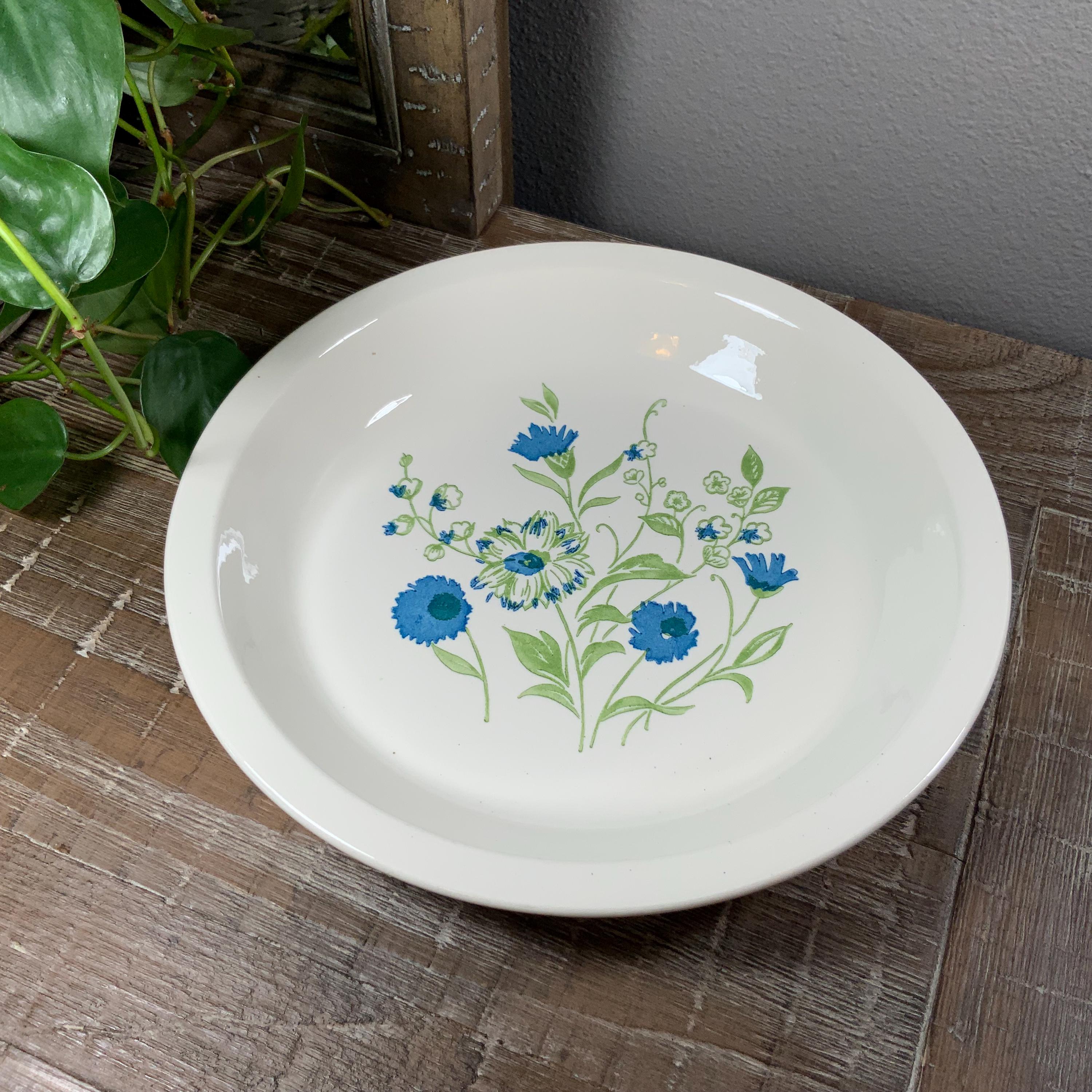 Blue Carnation Ironstone - Etsy