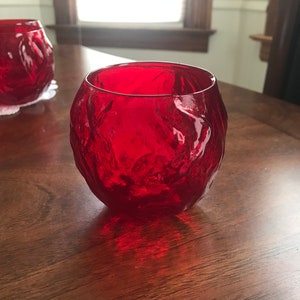 Seneca DRIFTWOOD RED Mid Century 12 Ounce Roly Poly (7)!