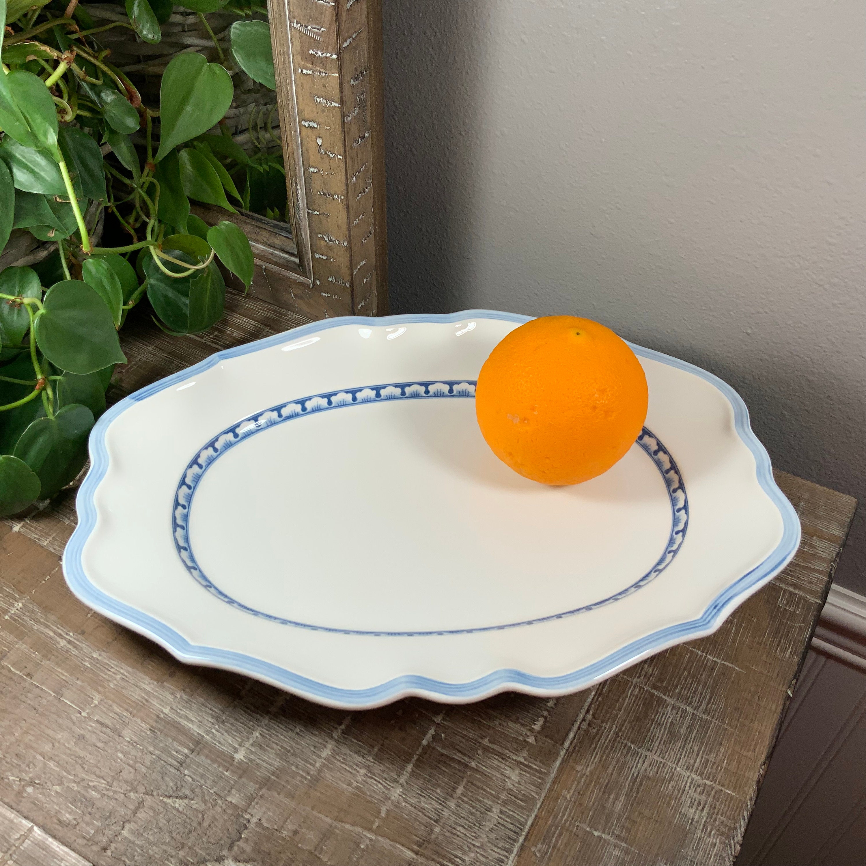 Villeroy & Boch CASA AZUL 14” Large Oval Serving Platter - Germany