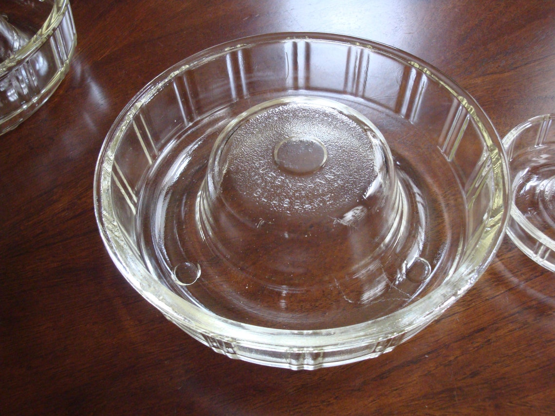 Depression Glasbake QUEEN ANNE/Little PRINCESS Pans/Molds 2 Etsy