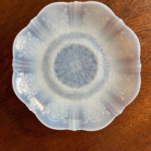 Seven (7) MacBeth-Evans AMERICAN SWEETHEART MONAX (White) Saucer Plates!