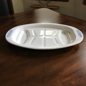 Corning Ware CORNFLOWER BLUE 16 Inch P-19 Roaster!
