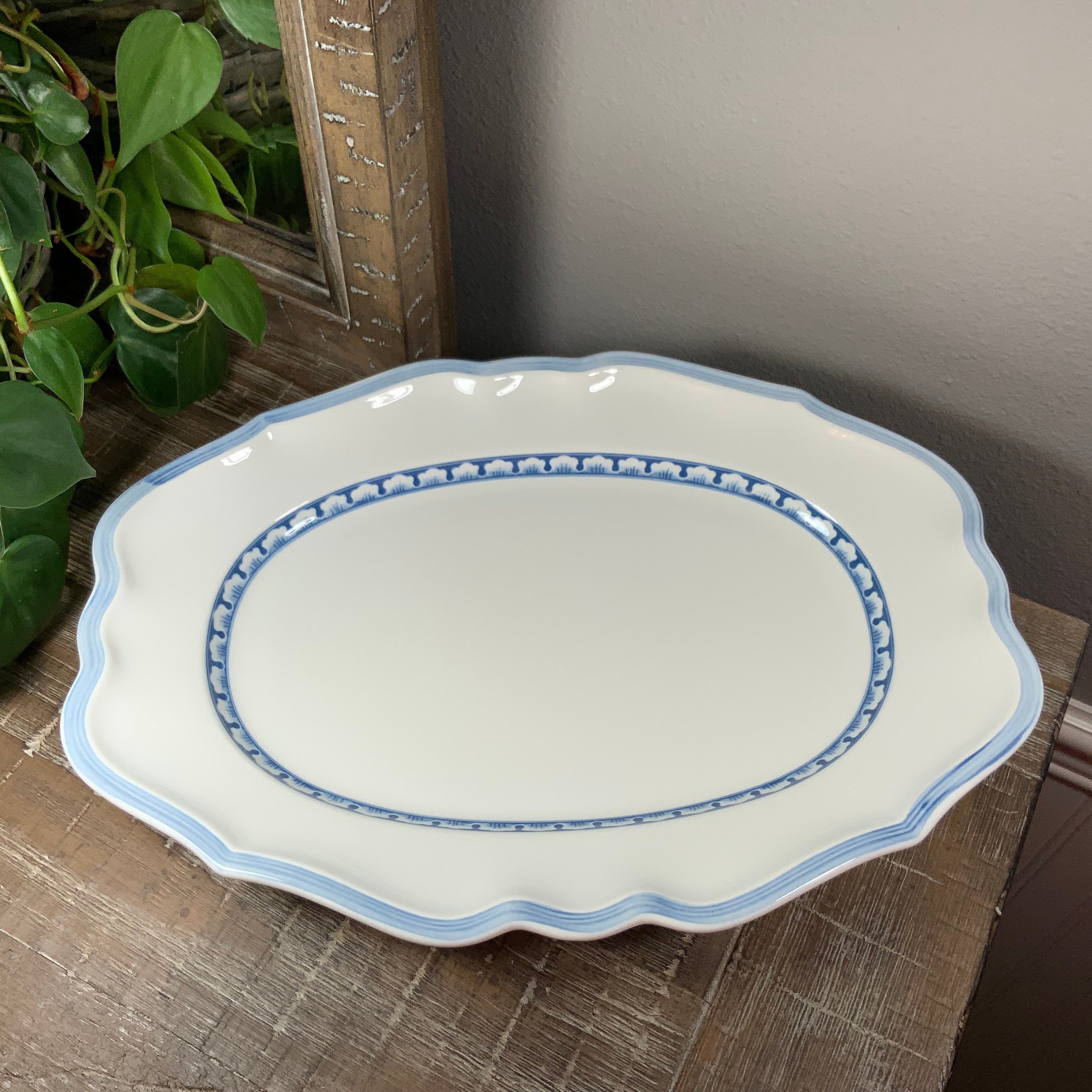 Villeroy & Boch CASA AZUL 14” Large Oval Serving Platter - Germany