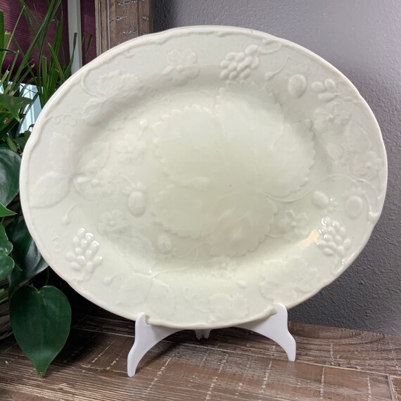 Burgess & Leigh DAVENPORT Platter - Pale Green - Burleigh