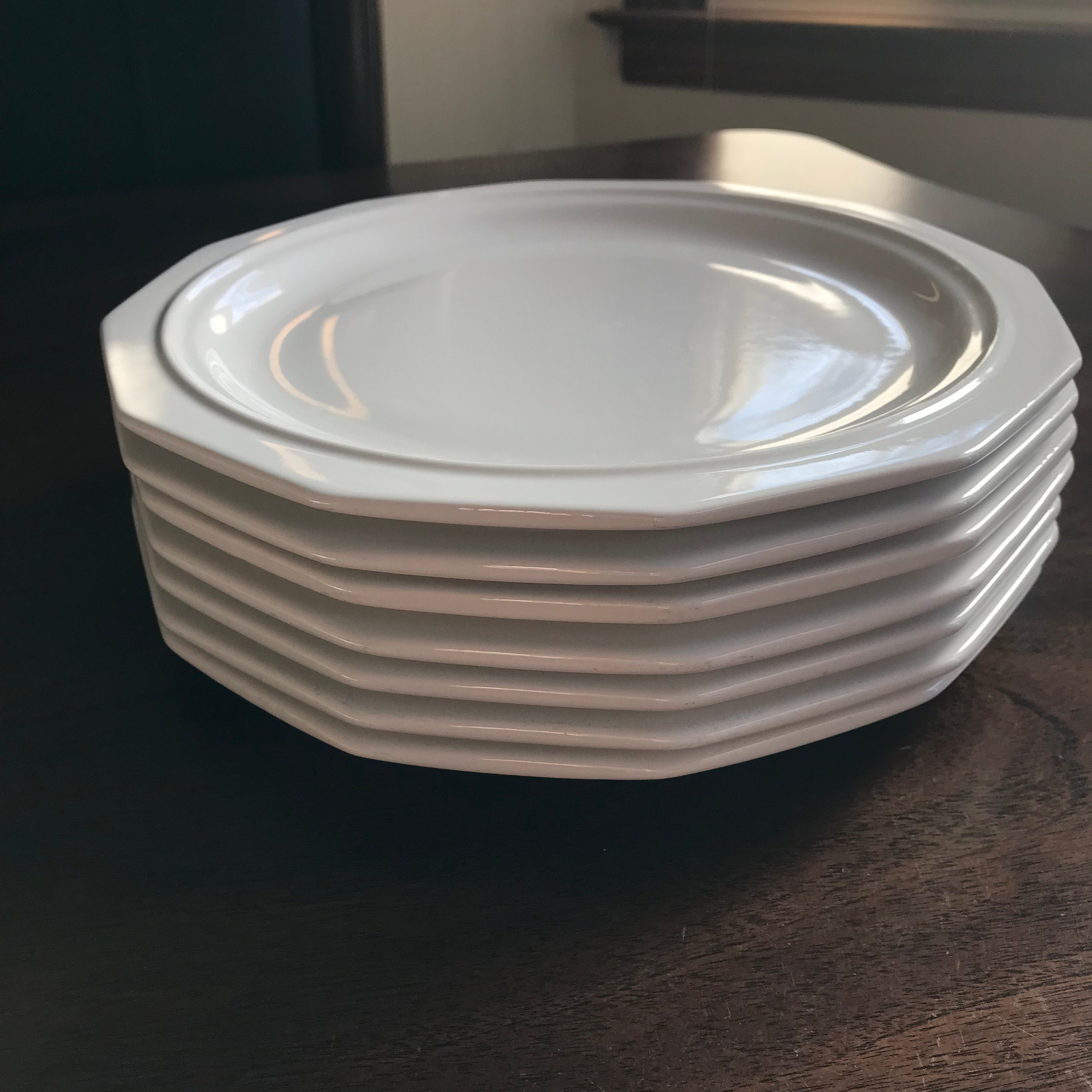 Set of 2 Pfaltzgraff Heritage White 10 1/2” Dinner Plates 