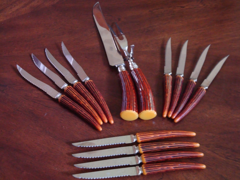 Sheffield England Cutlery bone Handled Carving Etsy UK