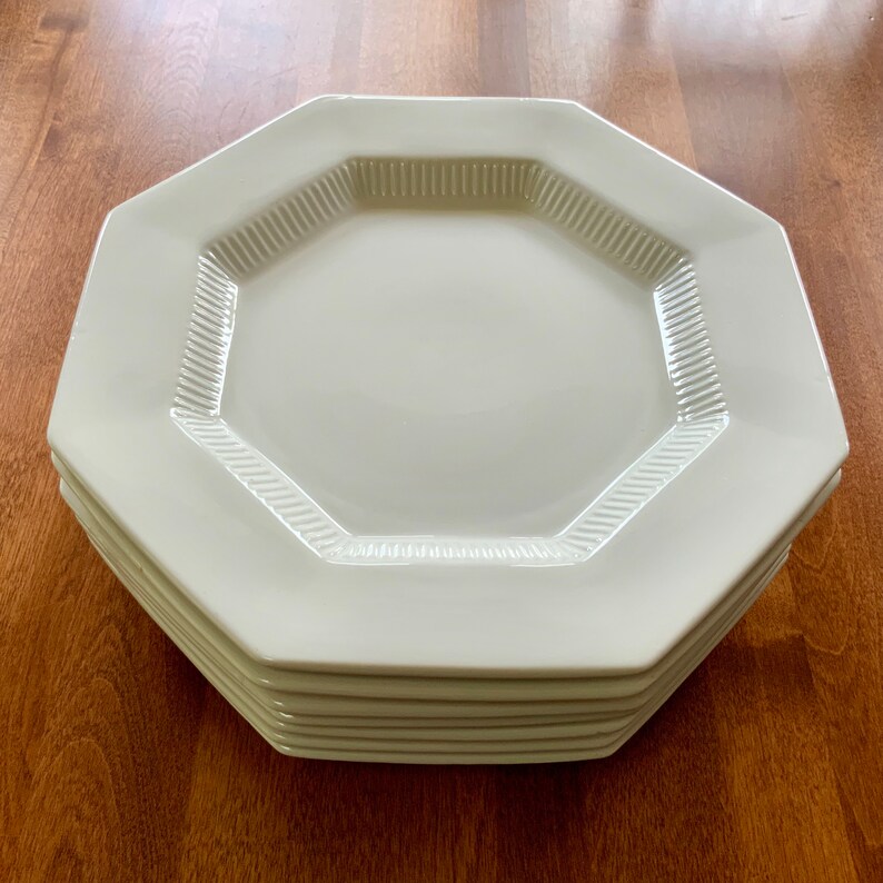 Castleton China Independence White 10 1 2 Ironstone Etsy