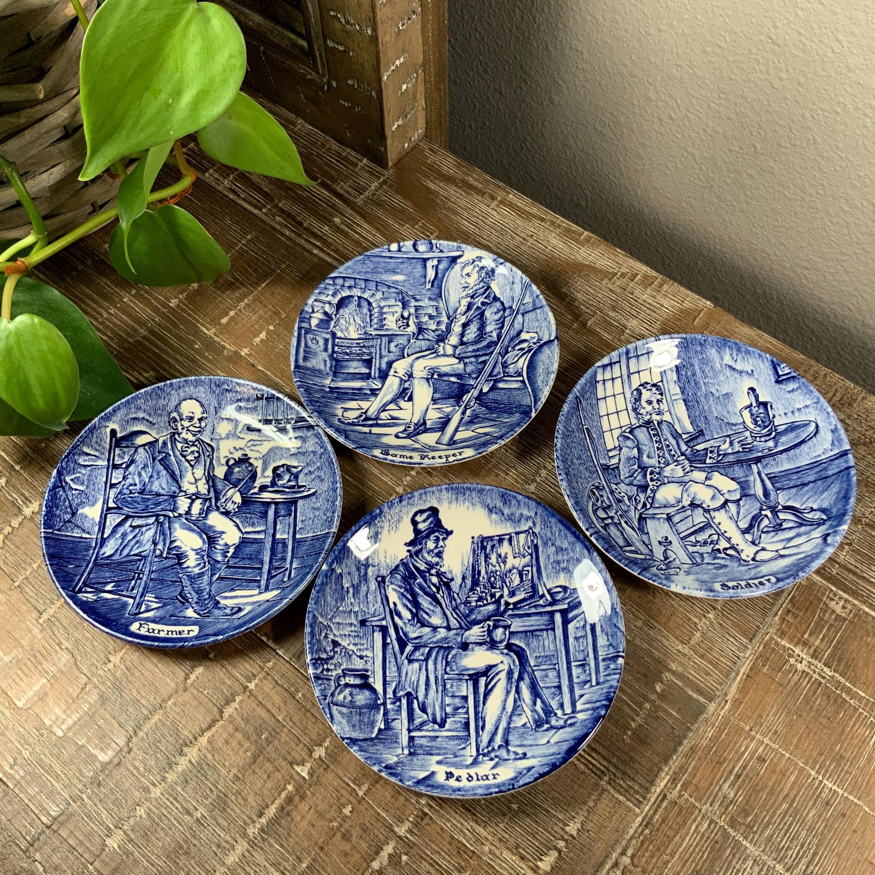 Four (4) Enoch Wedgwood PROFESSIONS 4-1/8
