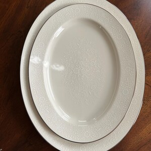 Noritake AFFECTION Ivory China Oval Serving Platter (2 Available)!
