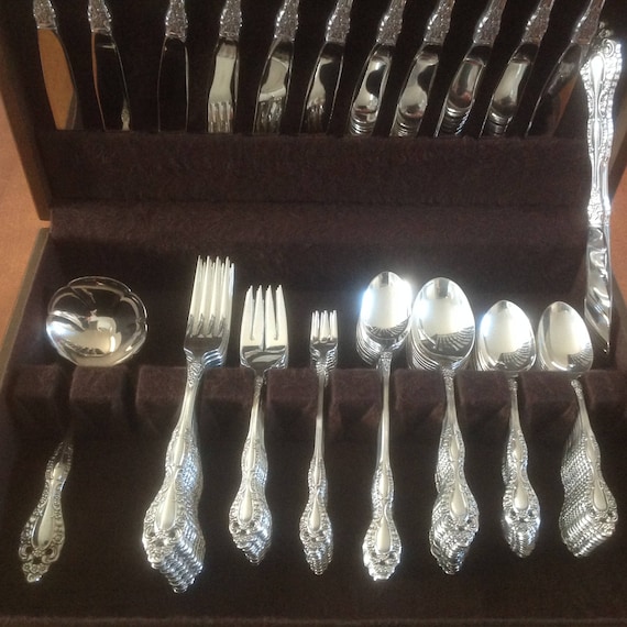 Ambassador by 1847 Rogers Plate Silverplate Serving Spoon Pierced 9-Hole Custom
