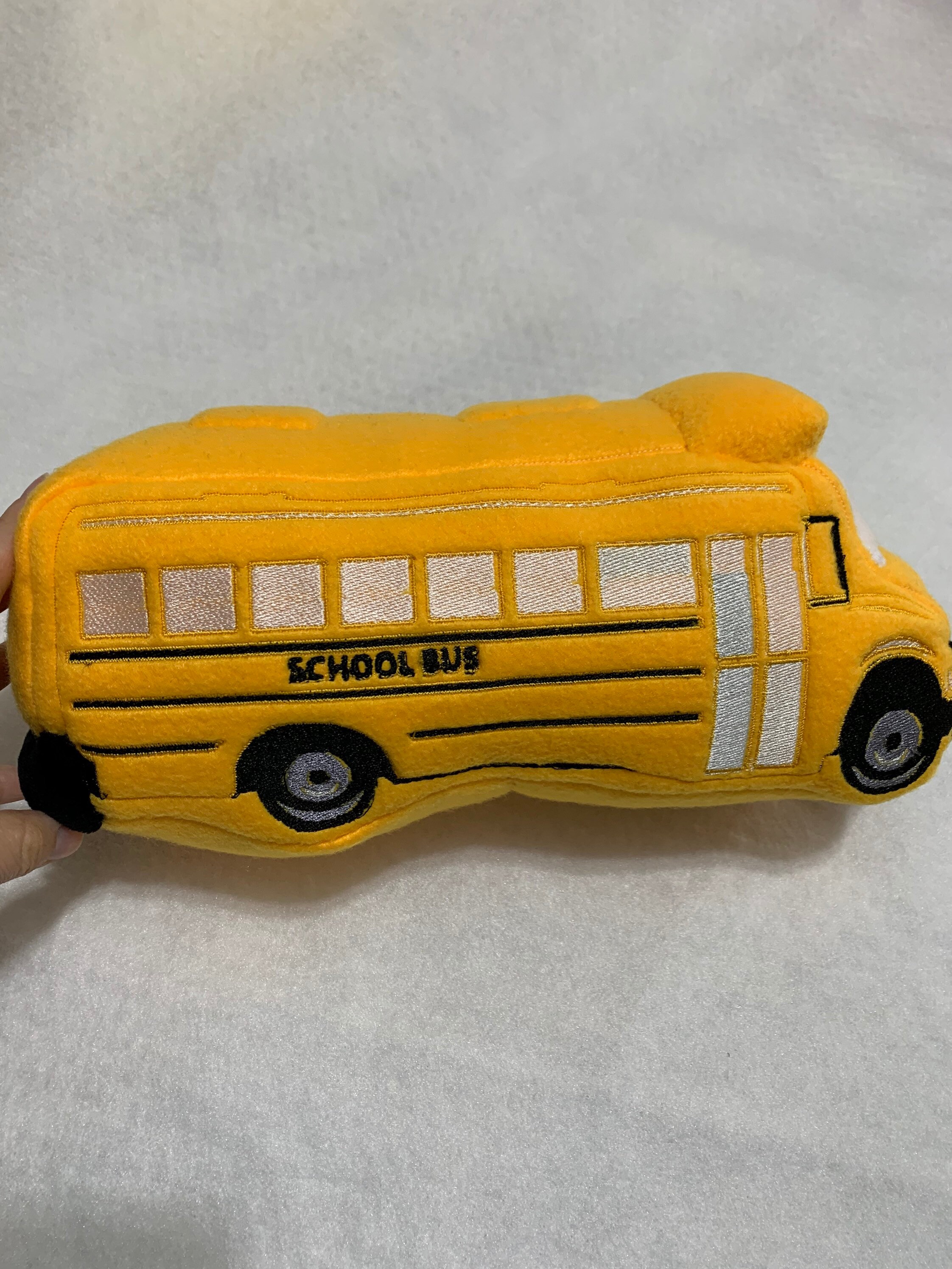 Personalized Plush School Bus Sleeping Baby Toy Made to Etsy Canada