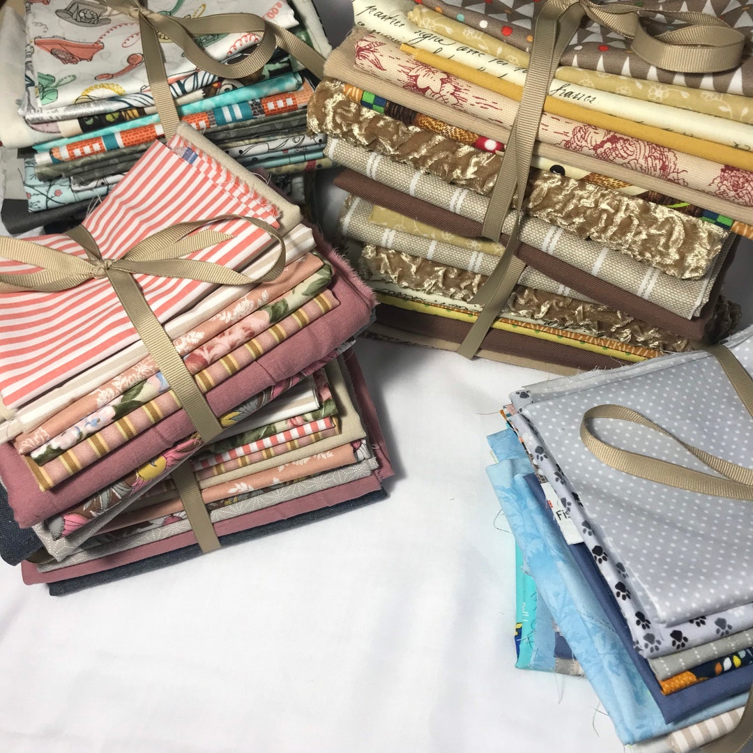 Fabrics Bundle of Fabric 4 Sets Etsy
