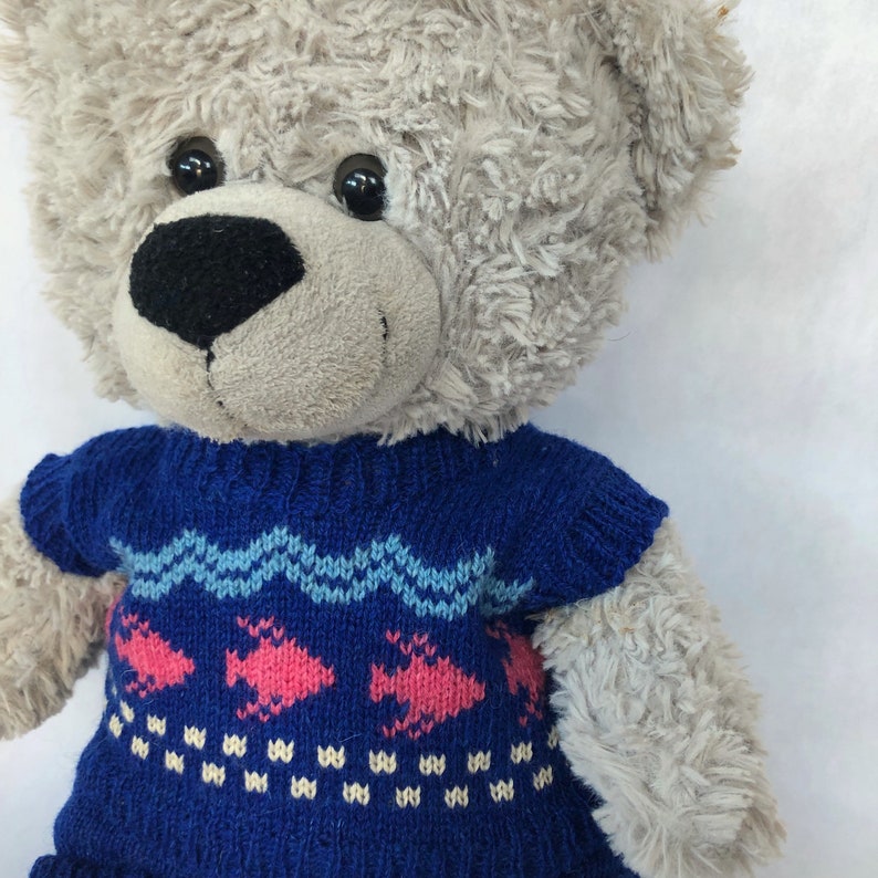 Nautical Teddy Bear Sweater and Pants for 14-15 Inch Bears. | Etsy