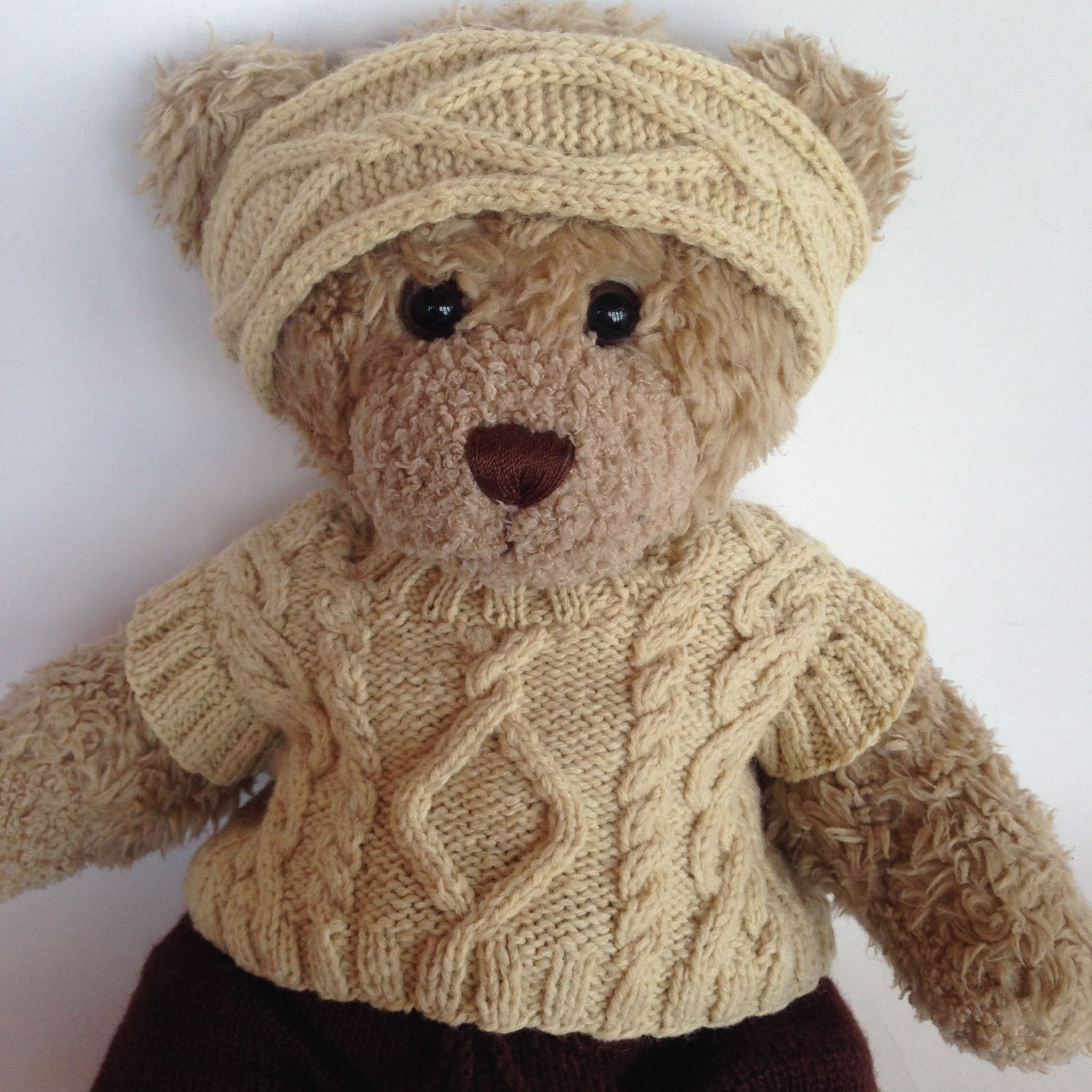 knit sweater for teddy bear