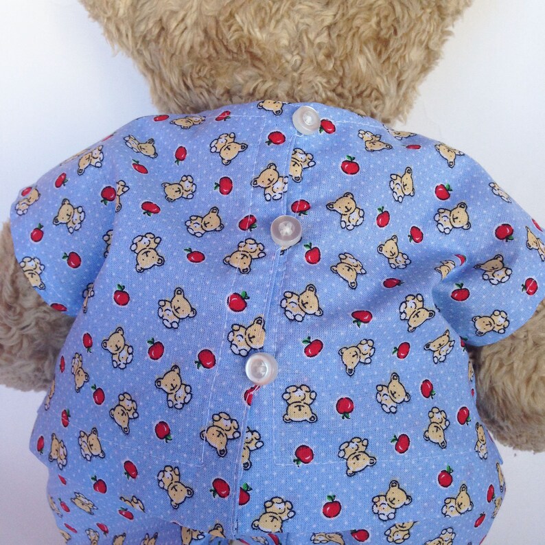 Teddy Bear Pajamas for 14-16 Inch Bears Includes A Shirt and | Etsy