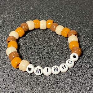 Lee Minho Stray Kids Kandi Beaded Bracelet K-Pop