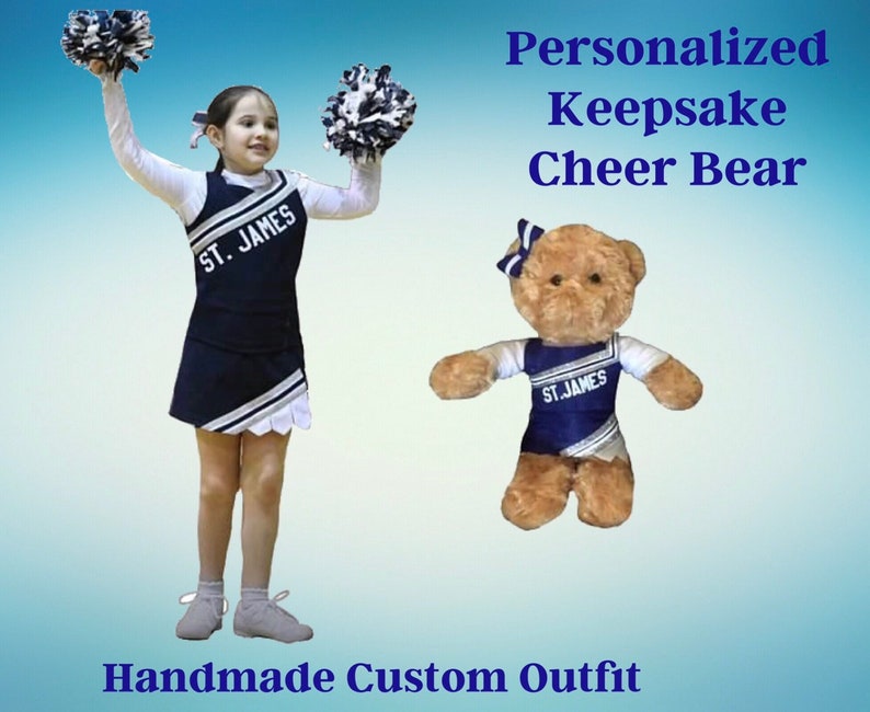 personalized cheerleading teddy bears