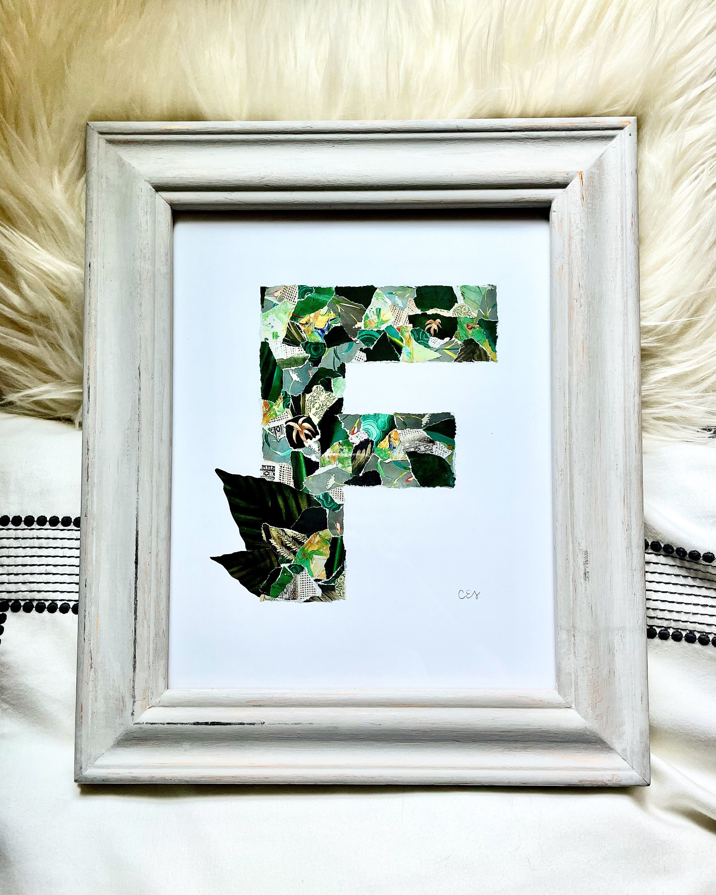 Custom Letter Collage | 8x10