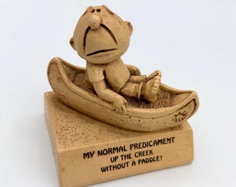 My Normal Predicament Paula Wooden Figurine 1971