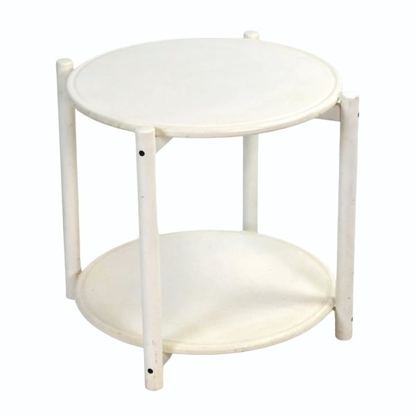 White Vintage End Table - Etsy